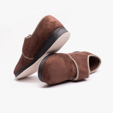 Padders HARRY (G Fit) Mens Slippers Dark Brown
