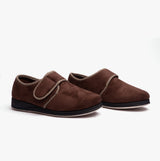 Padders HARRY (G Fit) Mens Slippers Dark Brown