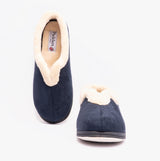 Padders CARMEN Womens (2E Fit) Full Slippers Navy