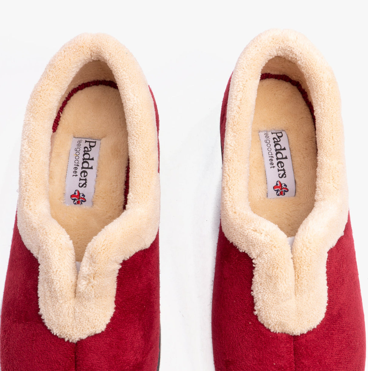 Padders CARMEN Womens (2E Fit) Full Slippers Red