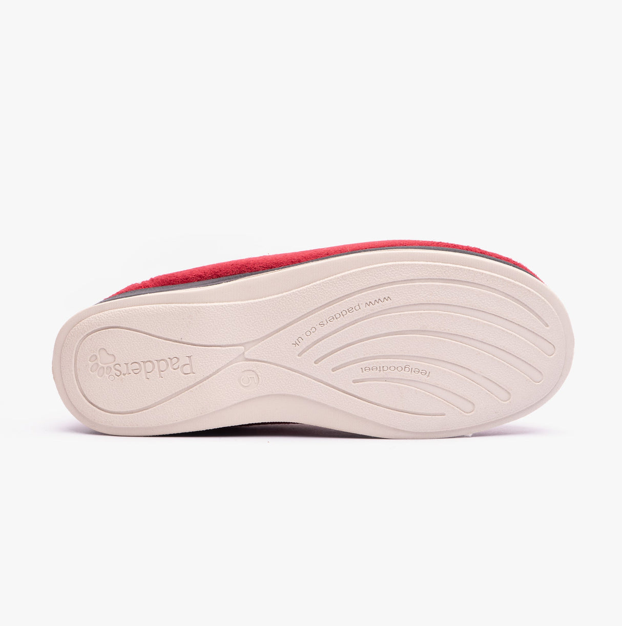 Padders CARMEN Womens (2E Fit) Full Slippers Red
