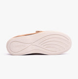 Padders HUG Womens (2E Fit) Touch Fasten Slippers Taupe