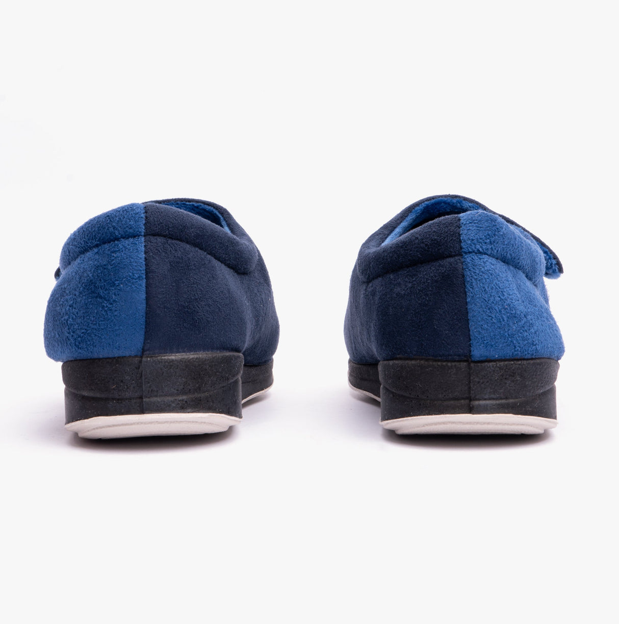 Padders HUG Womens (2E Fit) Touch Fasten Slippers Royal