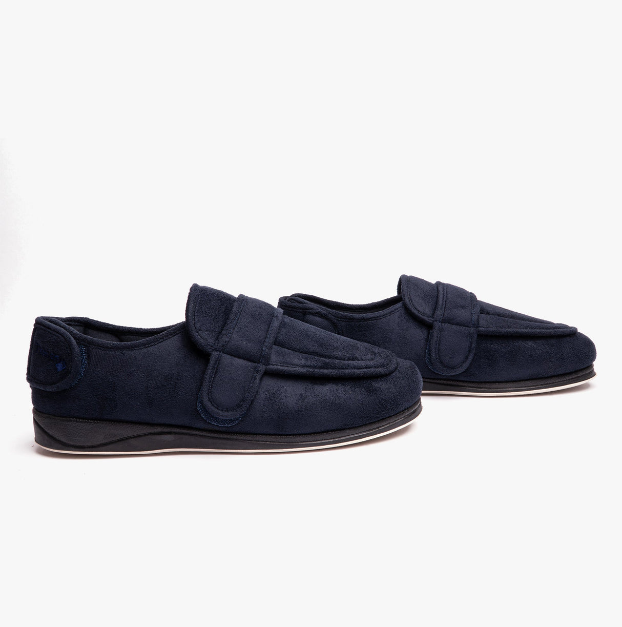Padders WRAP Mens (G Fit) Easy Access Slippers Navy