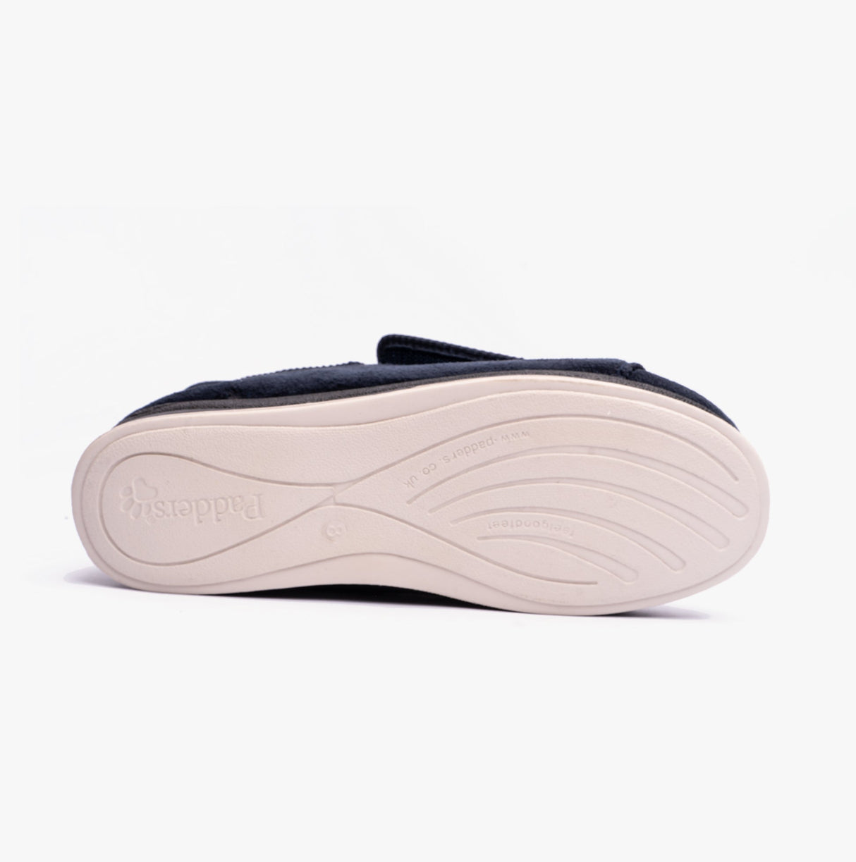 Padders PETER Mens (H/K Fit) Touch Fasten Slippers Navy