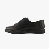 Pikolinos RIGA Womens Leather Flats Lace Up Shoes Black