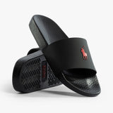 Polo Ralph Lauren POLO SLIDE Mens Sliders Black/Red