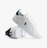 Polo Ralph Lauren HRT CT II Mens Trainers White/Navy/Red