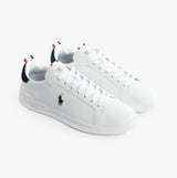 Polo Ralph Lauren HRT CT II Mens Trainers White/Navy/Red