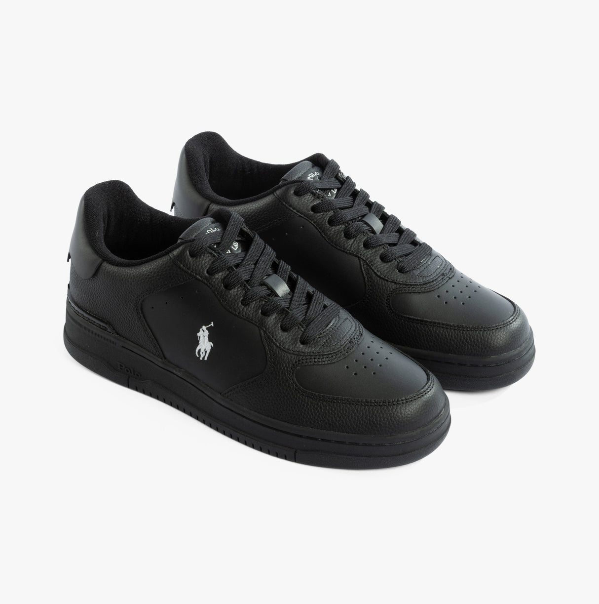 Polo Ralph Lauren MASTERS Mens Trainers Black/Black/White
