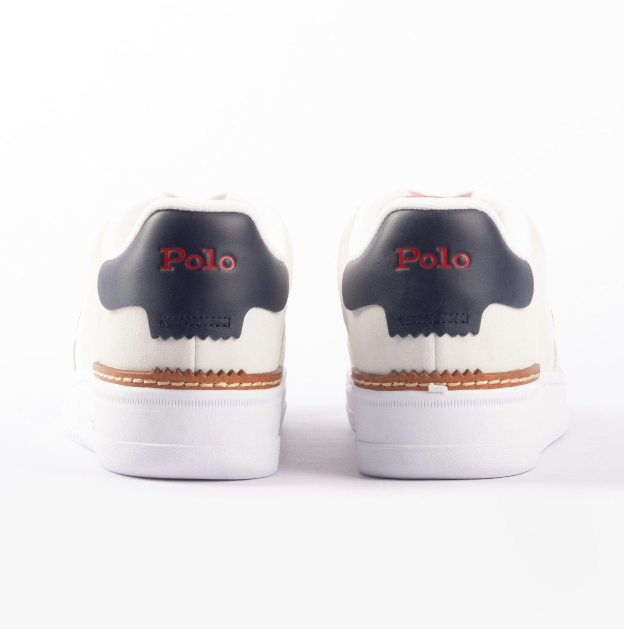 Polo Ralph Lauren MASTERS Mens Trainers White/Navy/Red