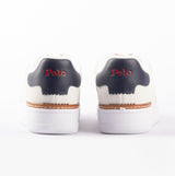 Polo Ralph Lauren MASTERS Mens Trainers White/Navy/Red