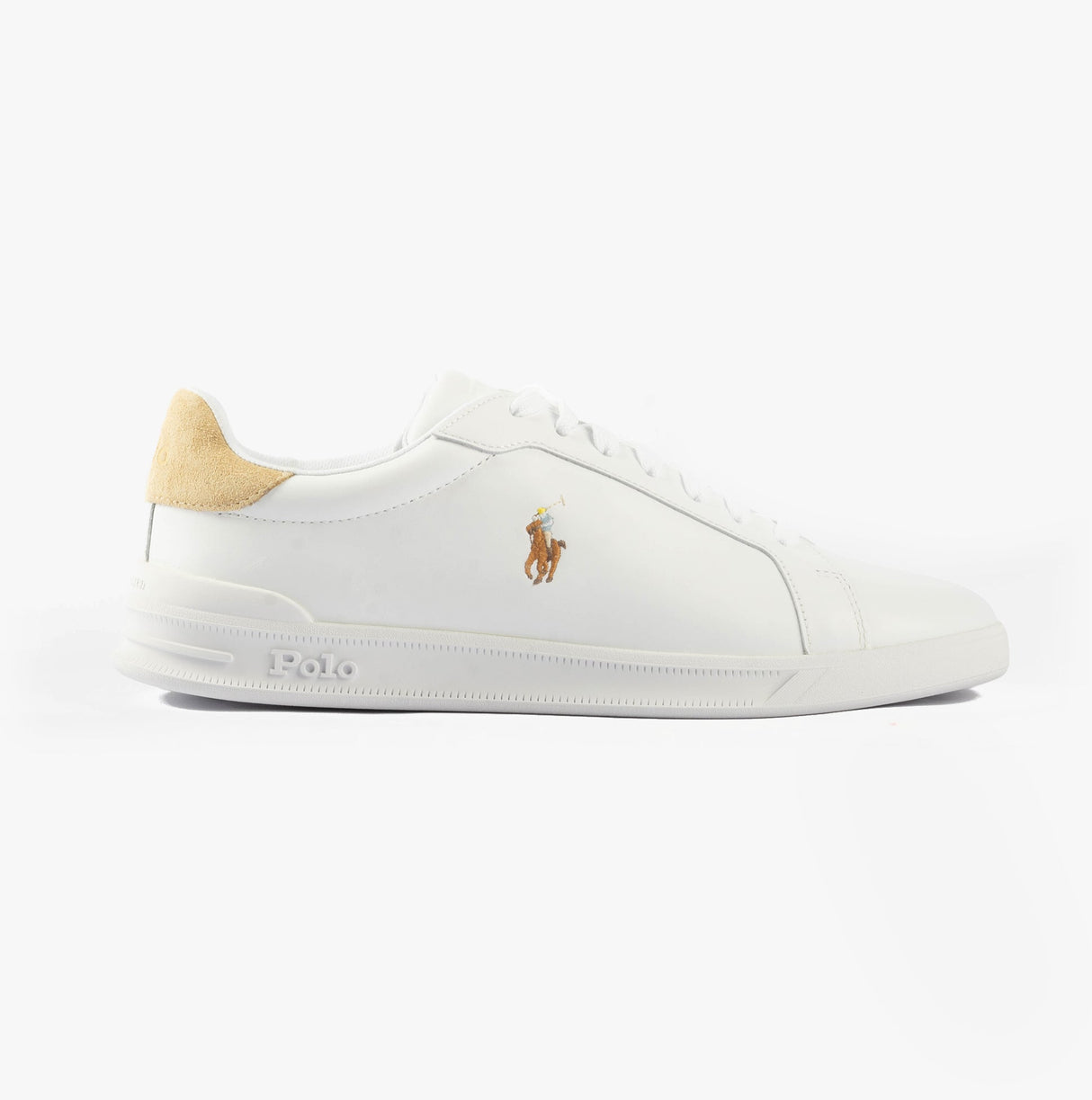 Polo Ralph Lauren HERITAGE COURT II Mens Trainers White/Bone
