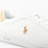 Polo Ralph Lauren HERITAGE COURT II Mens Trainers White/Bone