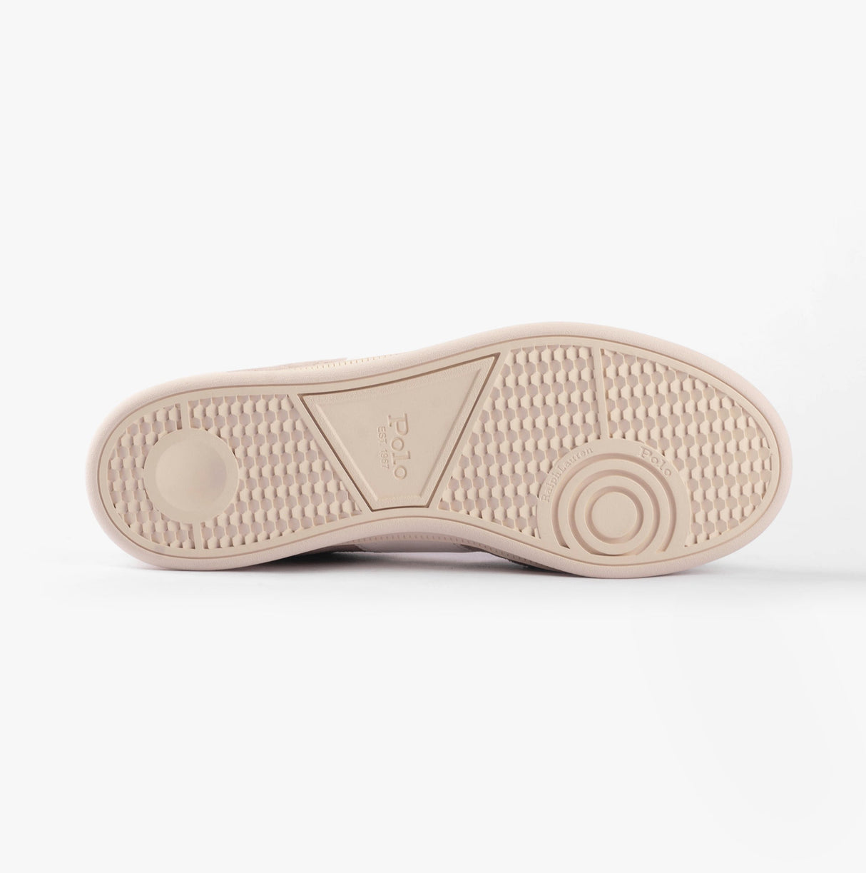 Polo Ralph Lauren HERITAGE AERA Mens Trainers Milkshake White