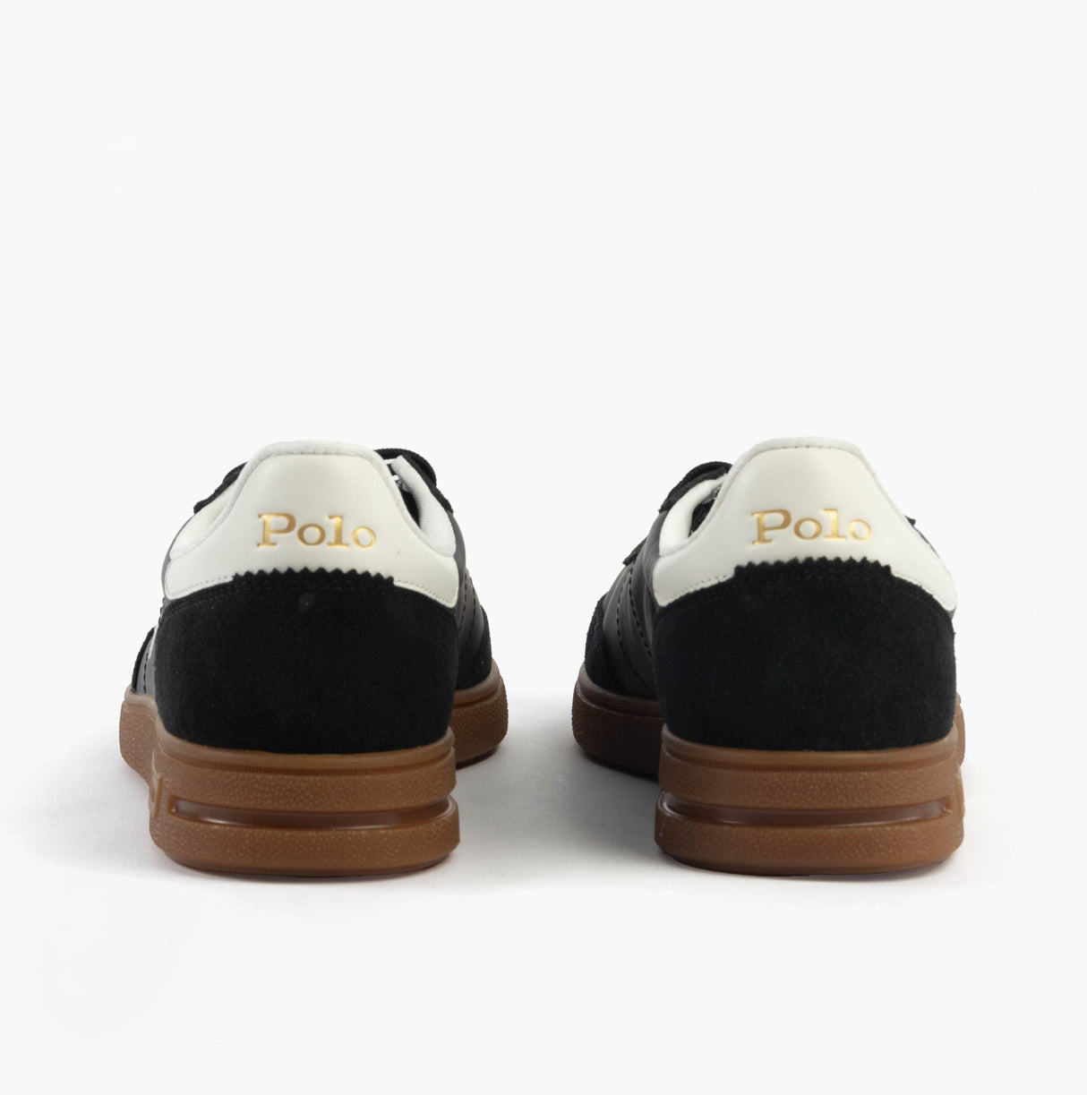 Polo Ralph Lauren BEDFORD Mens Trainers Black/White