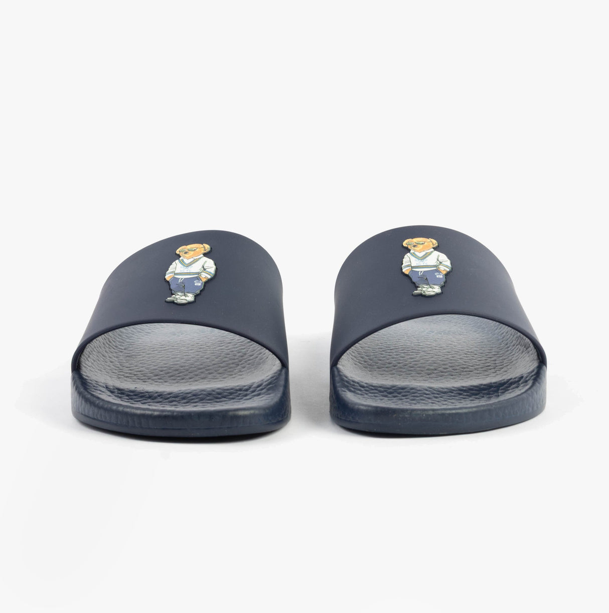 Polo Ralph Lauren POLO SLIDE Mens Sliders Heritage Bear Navy