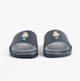 Polo Ralph Lauren POLO SLIDE Mens Sliders Heritage Bear Navy