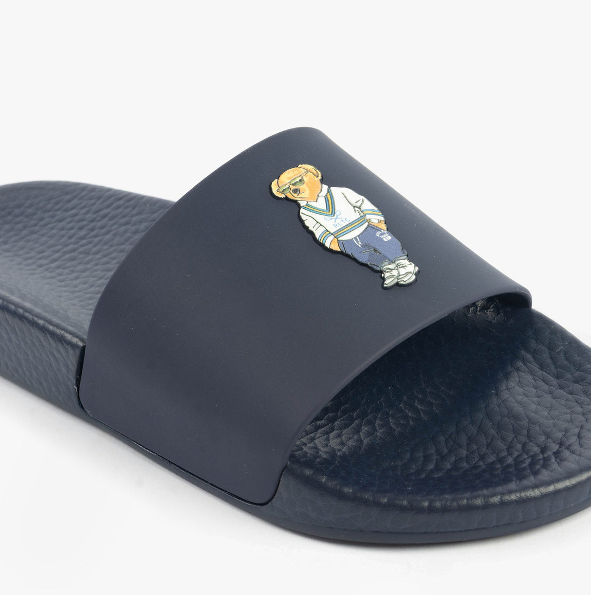 Polo Ralph Lauren POLO SLIDE Mens Sliders Heritage Bear Navy