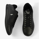 Polo Ralph Lauren HERITAGE COURT II Mens Trainers Black/Soft Grey