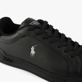 Polo Ralph Lauren HERITAGE COURT II Mens Trainers Black/Soft Grey