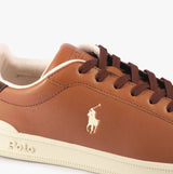 Polo Ralph Lauren HERITAGE COURT II Mens Trainers Tan/Ecru
