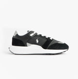 Polo Ralph Lauren Train 89 V2 Mens Suede Panelled Trainer Black/White