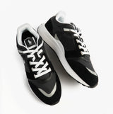 Polo Ralph Lauren Train 89 V2 Mens Suede Panelled Trainer Black/White