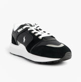 Polo Ralph Lauren Train 89 V2 Mens Suede Panelled Trainer Black/White