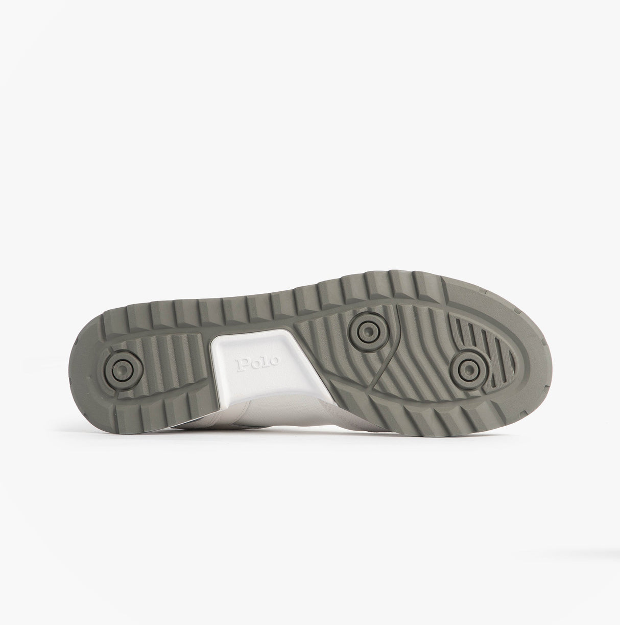 Polo Ralph Lauren Mens Varick Suede & Oxford Lace Up Trainer White