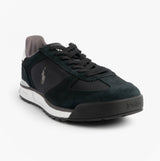 Polo Ralph Lauren Mens Varick Suede & Oxford Lace Up Trainer Black