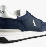 Polo Ralph Lauren Mens Varick Suede & Oxford Lace Up Trainer Navy