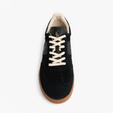 Polo Ralph Lauren Heritage Aera Mens Lace Up Suede Trainer Black