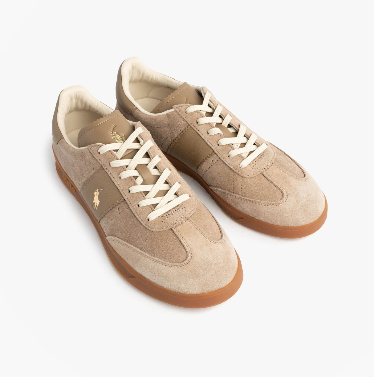 Polo Ralph Lauren Heritage Aera Mens Lace Up Suede Trainer Dirty Buck