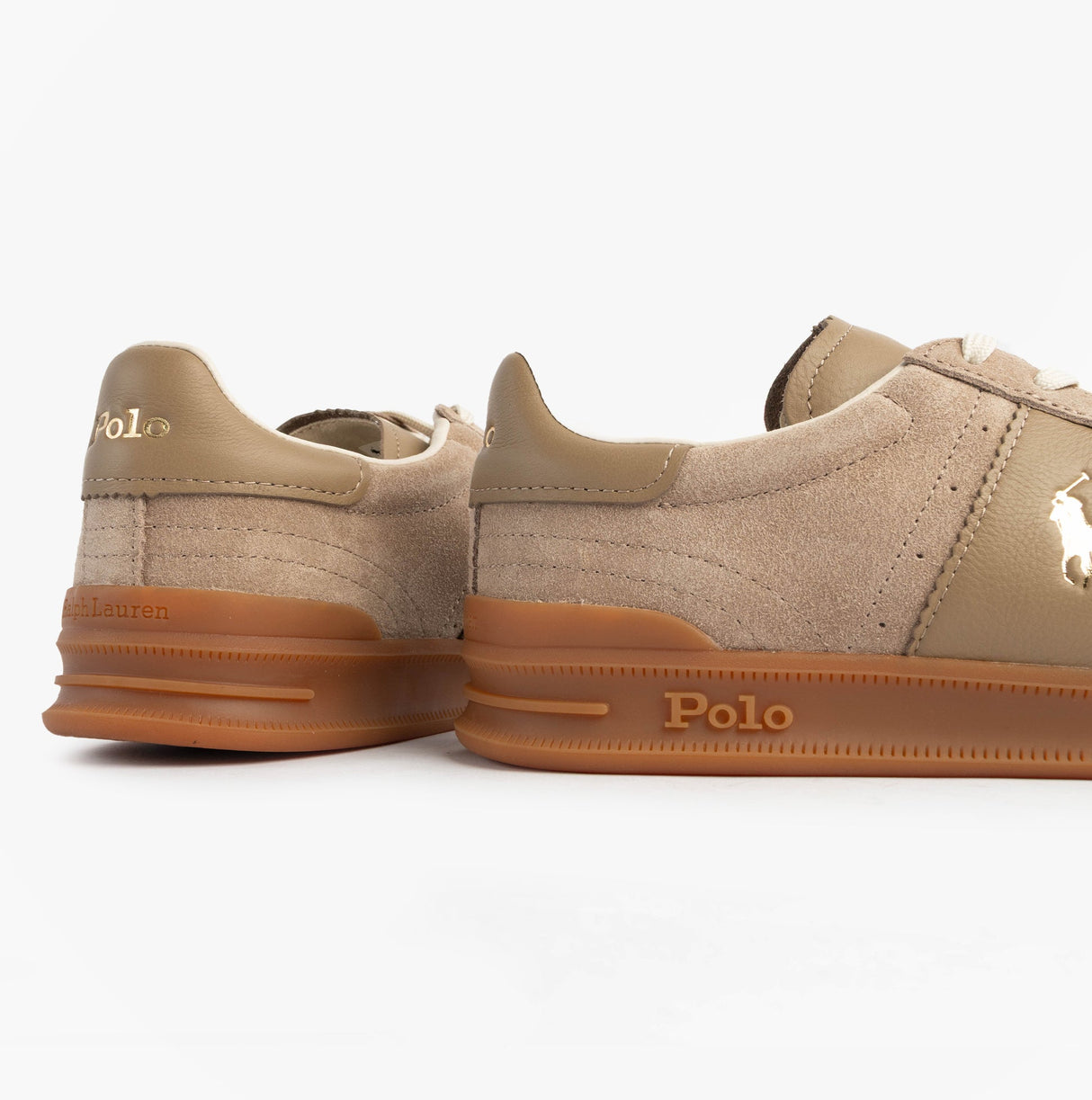 Polo Ralph Lauren Heritage Aera Mens Lace Up Suede Trainer Dirty Buck