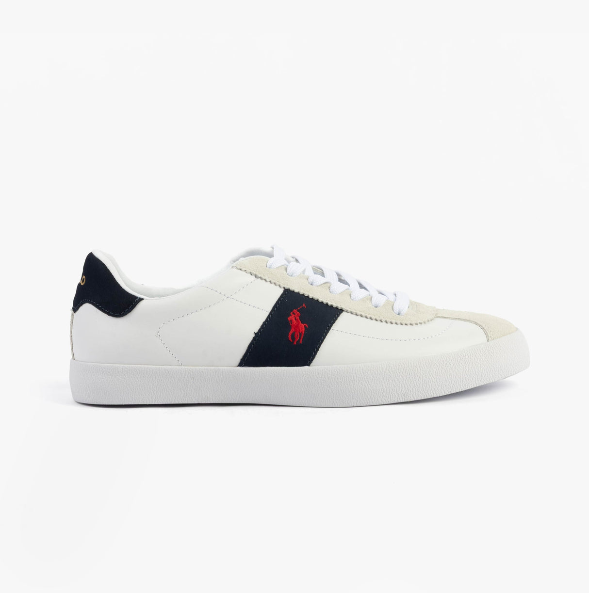 Polo Ralph Lauren COURT VLC II Mens Trainers White/Navy/Red