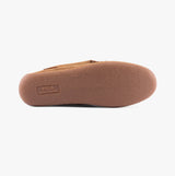 Polo Ralph Lauren BRENAN BEAR Mens Moccasin Slippers Brown