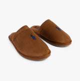 Polo Ralph Lauren KLARENCE Mens Mule Slippers Brown