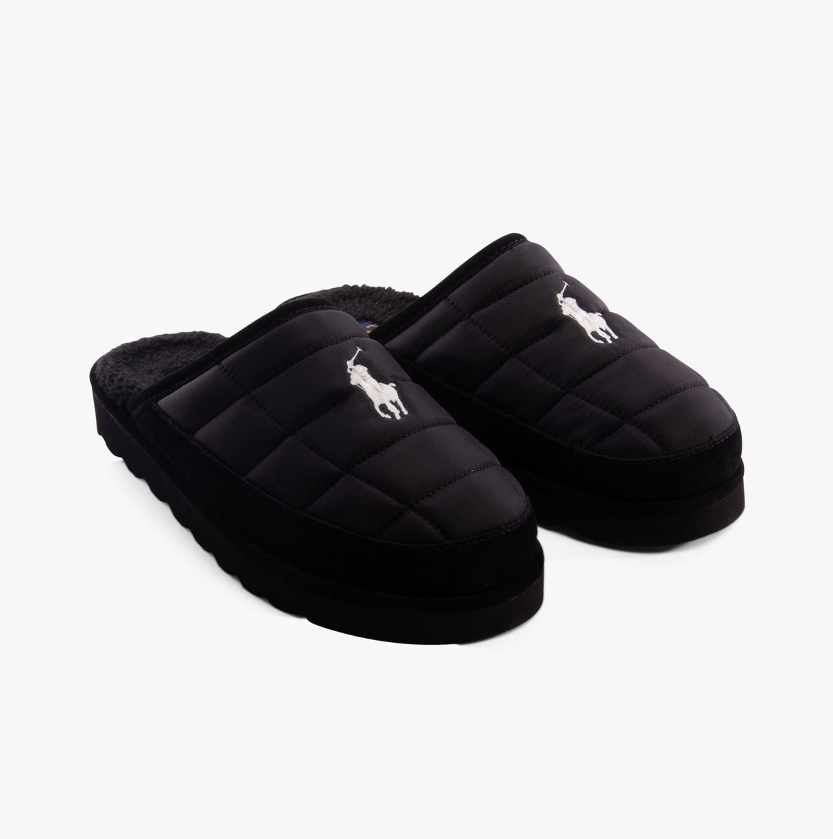 Polo Ralph Lauren READE SCUFF Mens Mule Slippers Black