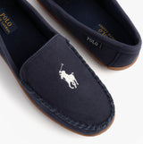 Polo Ralph Lauren BRENAN Mens Slippers Navy/Paper White
