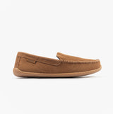 Polo Ralph Lauren BRENAN Mens Slippers Tan Washed Twill/Navy