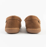 Polo Ralph Lauren BRENAN Mens Slippers Tan Washed Twill/Navy