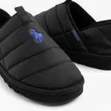 Polo Ralph Lauren EVERETT Mens Slippers Black Rc Nylon/Royal