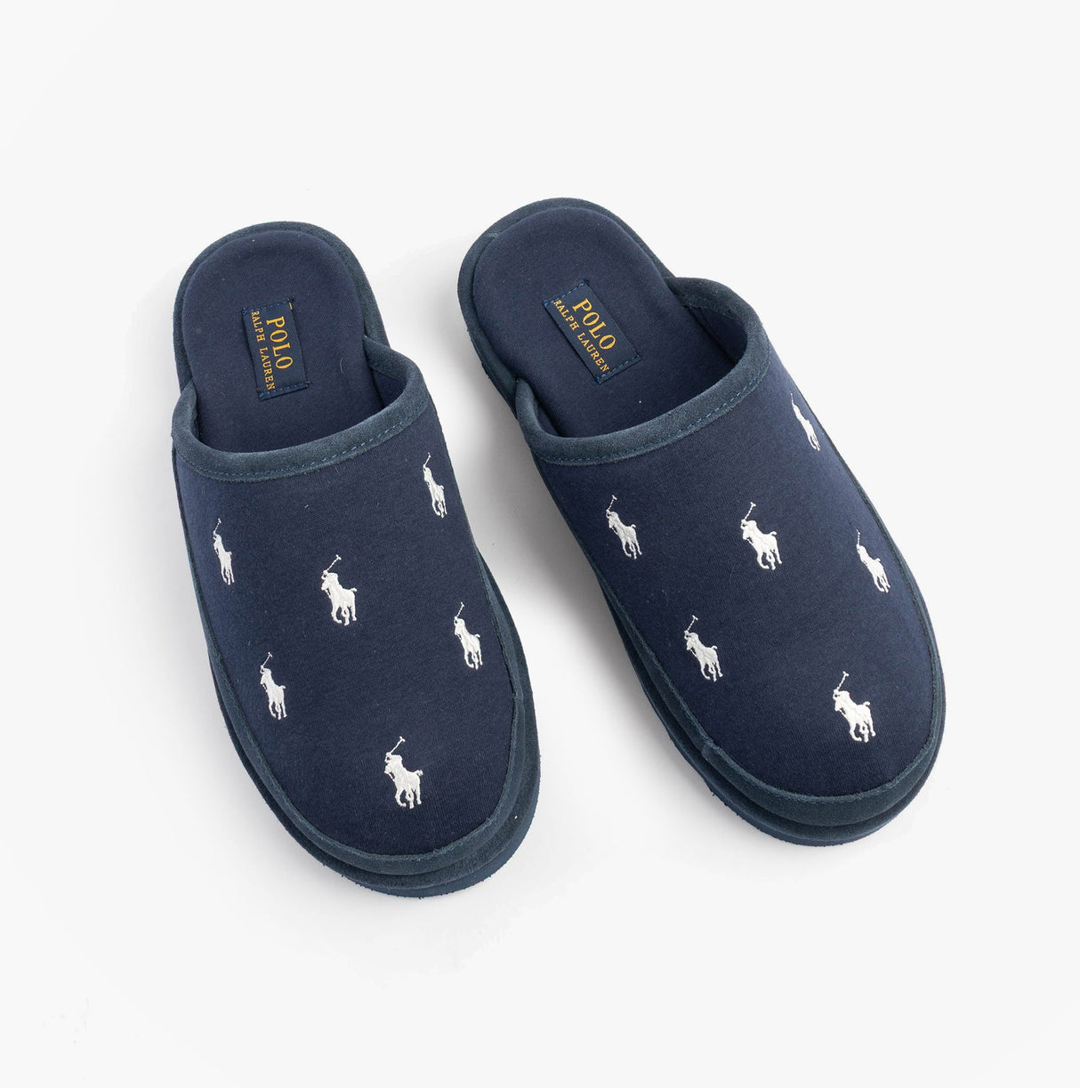 Polo Ralph Lauren RD SCFF II Mens Slippers Navy/Paper White