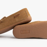 Polo Ralph Lauren BRENAN Logo Mens Dress Suede Slippers Snff Suede/Navy