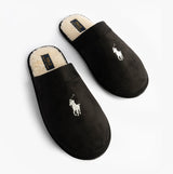 Polo Ralph Lauren KLARENCE Mens Mule Slippers Blackwatch/Cream