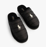 Polo Ralph Lauren READ SCFF II Mens Mule Slippers Black/Cream