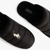 Polo Ralph Lauren READ SCFF II Mens Mule Slippers Black/Cream