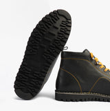 Popps 1961 MOD Mens Leather Monkey Boots Black