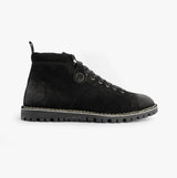 Popps 1961 MOD Mens Suede Monkey Boots Black